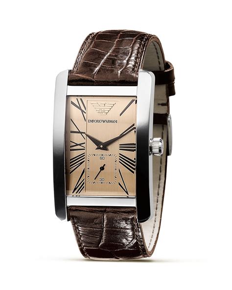 reloj armani rectangular